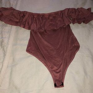 Off The Shoulder Body Suit